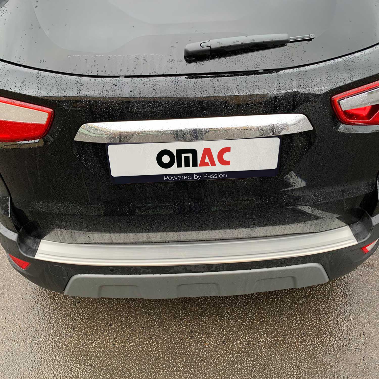 Protector de Parachoques Trasero para Ford Ecosport 2017-2024 Acero cepillado