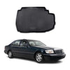 OMAC Bandeja Maletero Alfombrilla para Mercedes S Class W220 1998-2005 Negro TPE