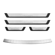 Protector de Parachoques Trasero para Mercedes GLC X253 2015-2022 Plata Acero 5x