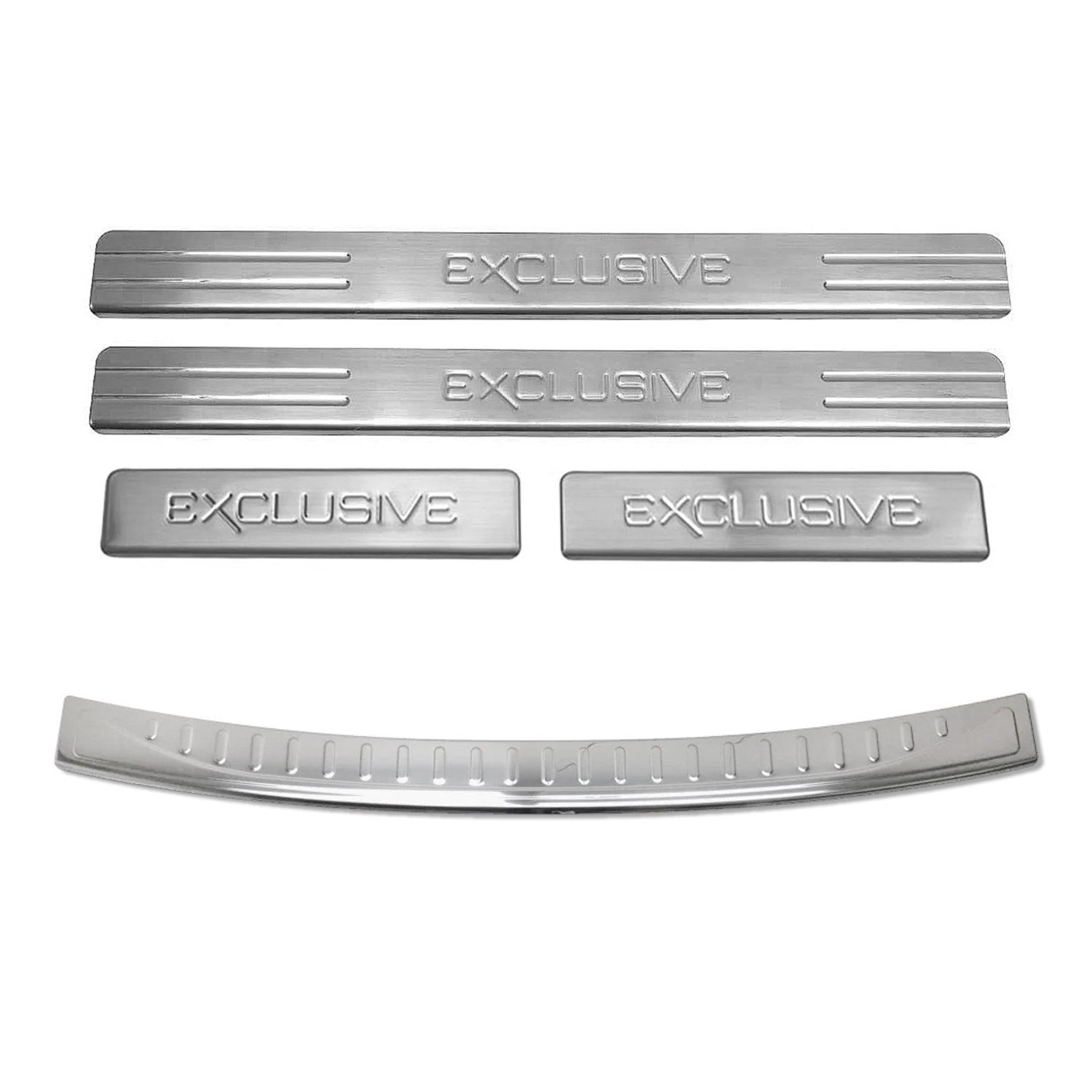 Protector Parachoques para VW Tiguan / Allspace 2016-2025 Plata Acero 5Pza