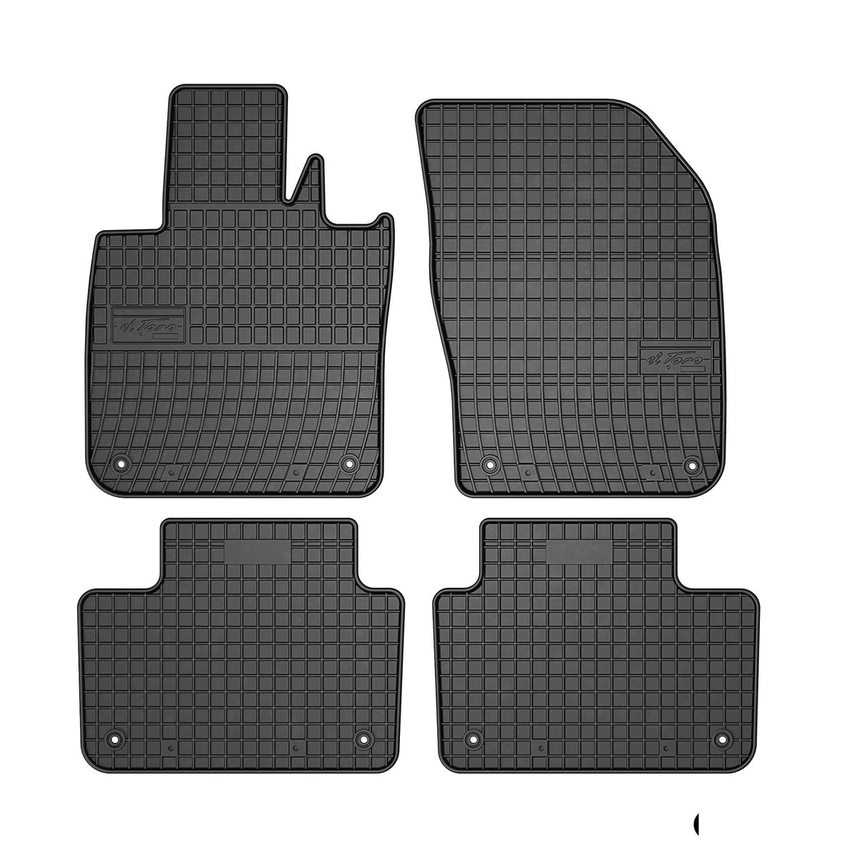 OMAC Alfombrillas De Coche para Volvo V60 2018-2025 Negro Goma 4Pza