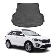 OMAC Bandeja Maletero Alfombrilla para Kia Sorento 2015-2020 5puertas Negro TPE