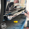 Par de Estribos Barras Laterales para Opel Vivaro 2019-2025 L2 Mitte Plata Acero