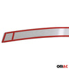 Protector Parachoques para Opel Zafira 1999-2005 Acabado Carbono Acero