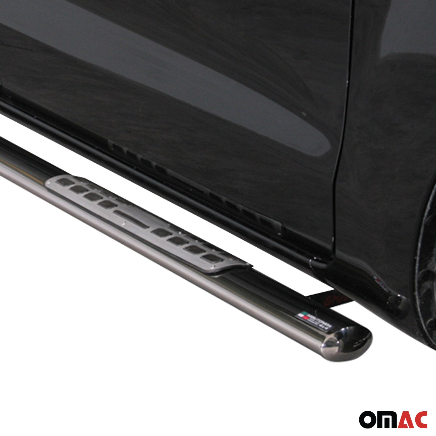 Estribos Barras Laterales para Ford Ranger Double Cab 2012-2015 Plata Acero