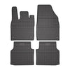 OMAC Alfombrillas De Coche para VW ID.4 2020-2024 Negro Goma TPE 4Pza