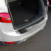 Protector de Parachoques Trasero para Ford Kuga I 2008-12 Oscuro Brillante Acero