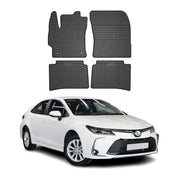 OMAC Alfombrillas De Coche para Toyota Corolla XII 2018-2025 Negro Goma 4Pza