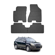 OMAC Alfombrillas De Coche para Hyundai Tucson 2004-2009 Negro Goma 4Pza