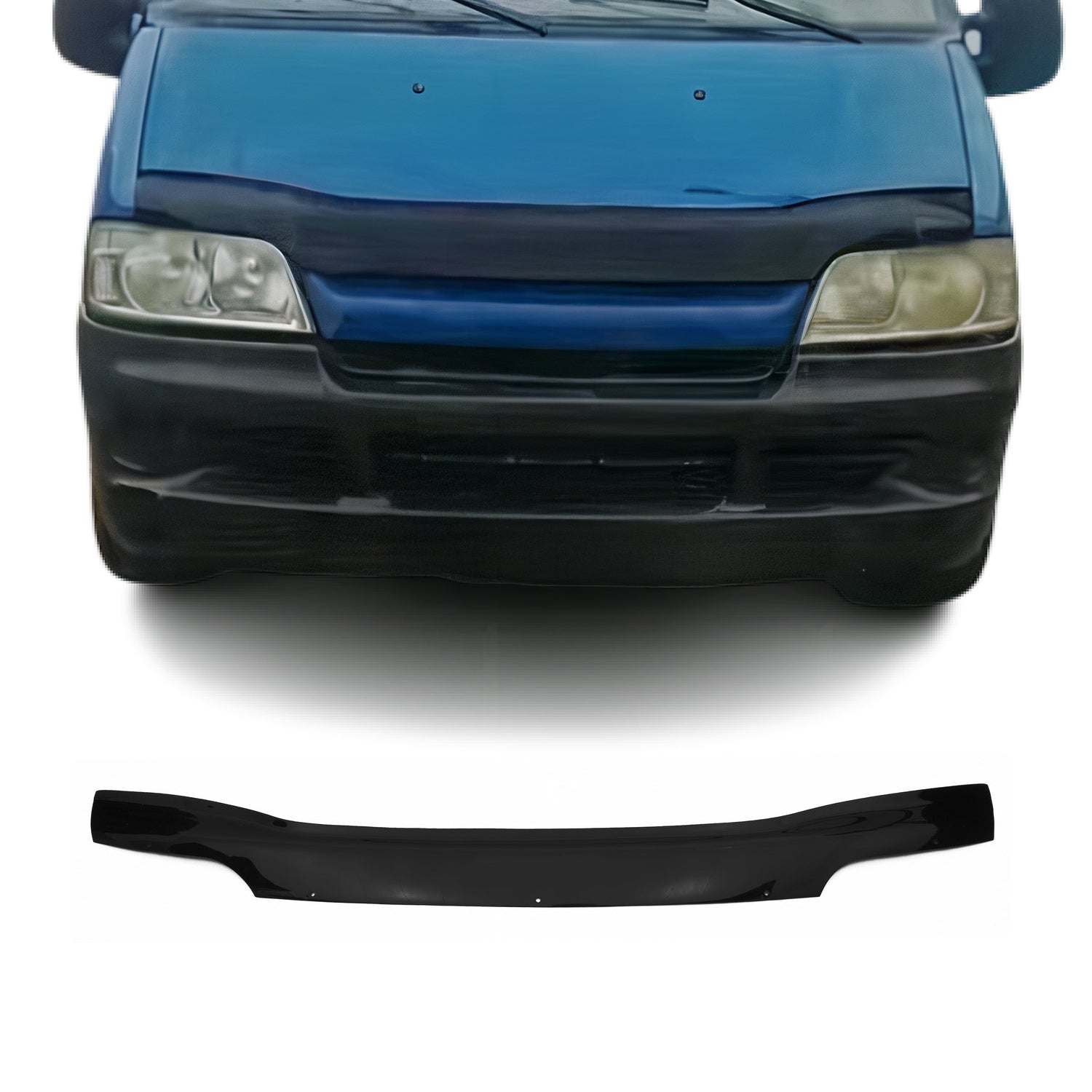 Deflector de Capó para Peugeot Boxer 2002-2006 Oscuro Brillante Acrílico