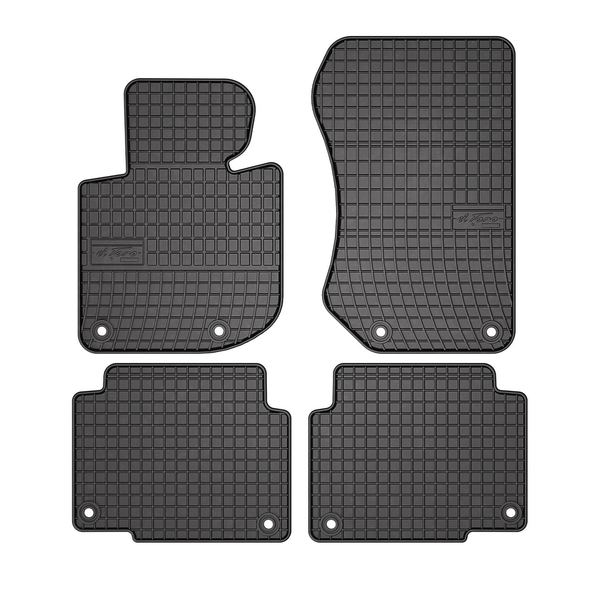 OMAC Alfombrillas De Coche para BMW Serie 3 Sedán Touring E36 1990-1998 Goma 4x