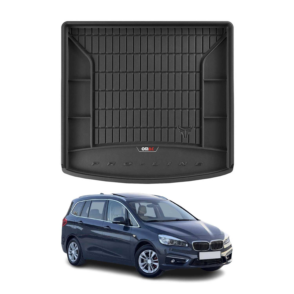 OMAC Premium Bandeja Maletero Alfombrilla para BMW Serie 2 F46 2014-2024