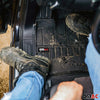 OMAC Premium Alfombrillas De Coche para Mitsubishi L200 2019-2025 TPE Goma 4x