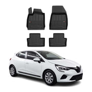 OMAC Premium Alfombrillas De Coche para Renault Clio 2019-2025 Negro TPE Goma 4x