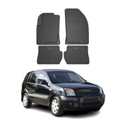 OMAC Alfombrillas De Coche para Ford Fusion 2002-2012 Negro Goma TPE 4Pza