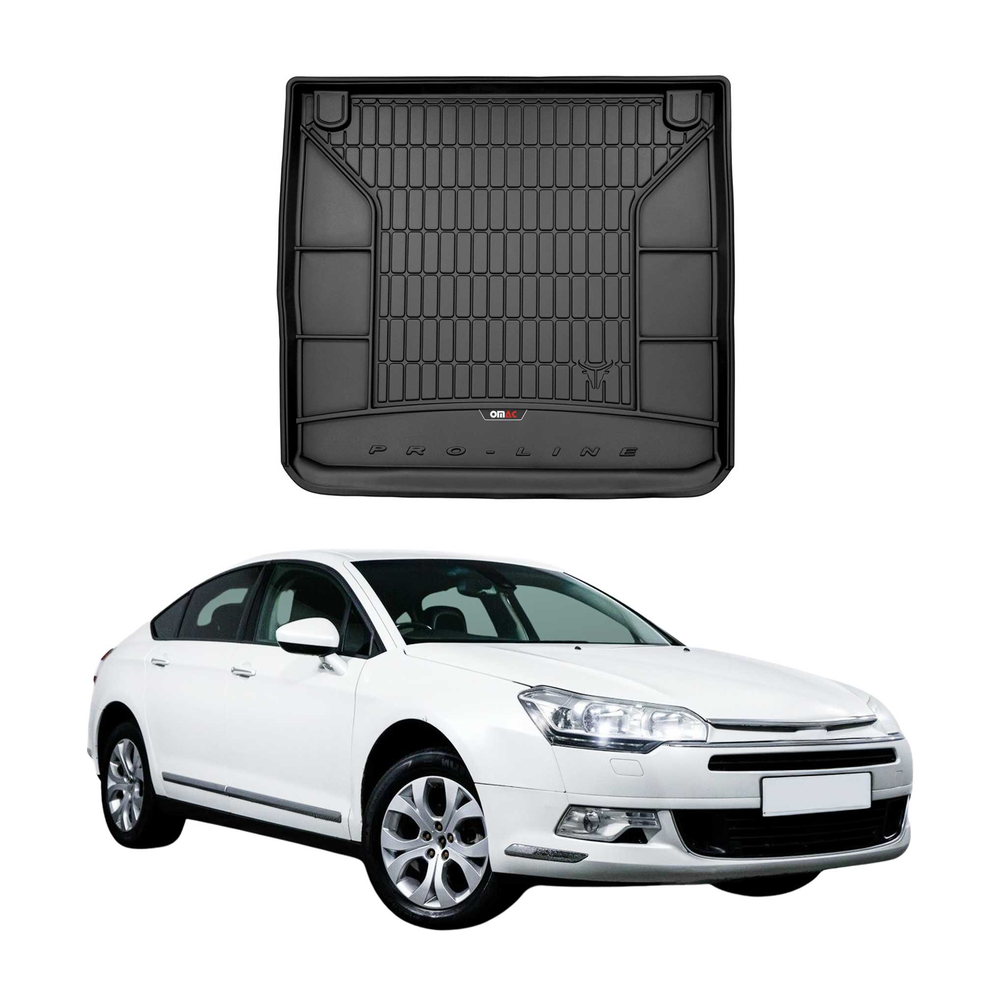 OMAC Premium Bandeja Maletero Alfombrilla para Citroen C5 Break 2008-2017 TPE