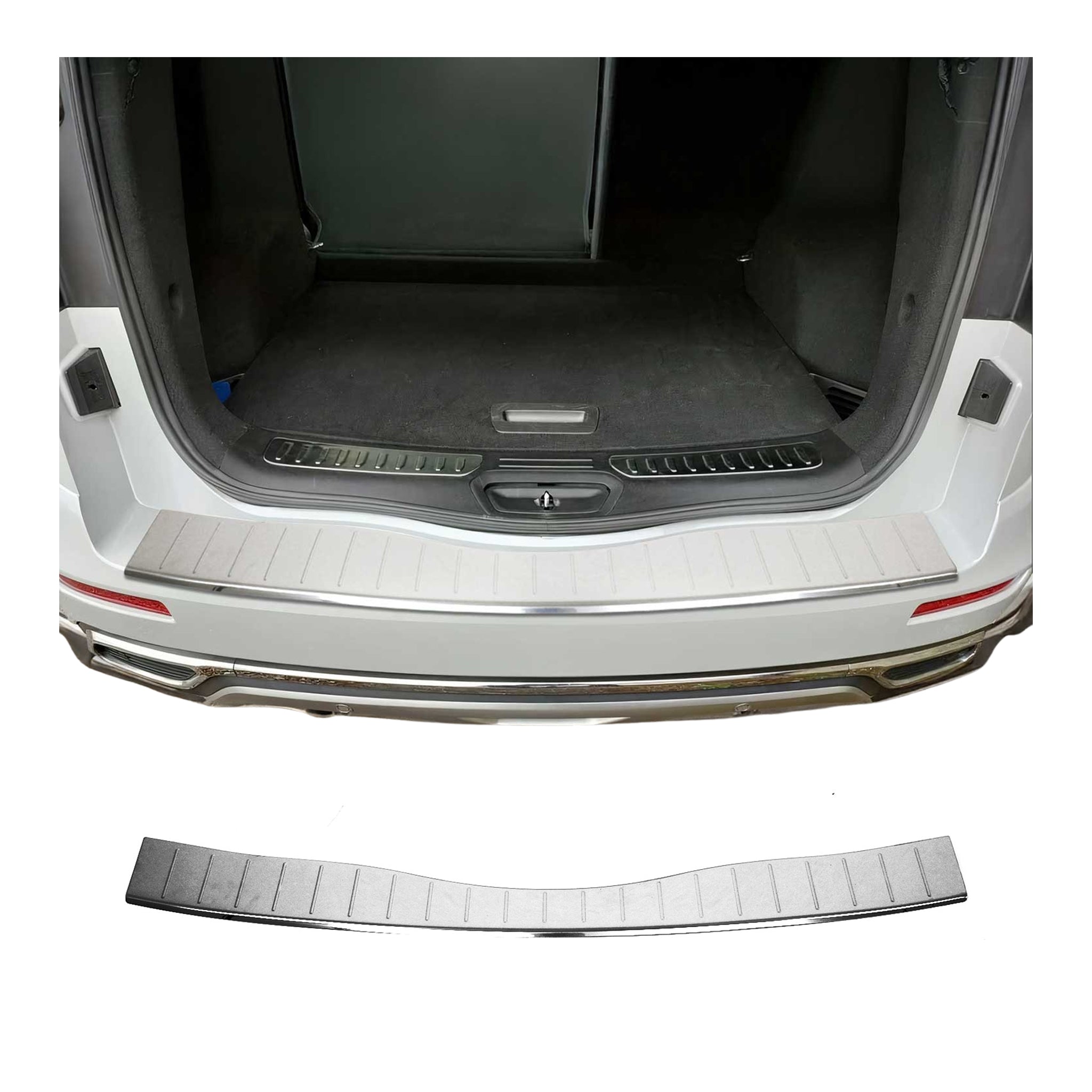 Protector Parachoques para Renault Koleos 2017-2025 Plata Brillante Acero