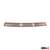 Protector de Parachoques Trasero para Fiat Doblo 2000-2010 Plata Brillante Acero