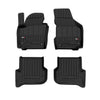 OMAC Premium Alfombrillas De Coche para Seat Altea 2004-2015 Negro TPE Goma 4Pza