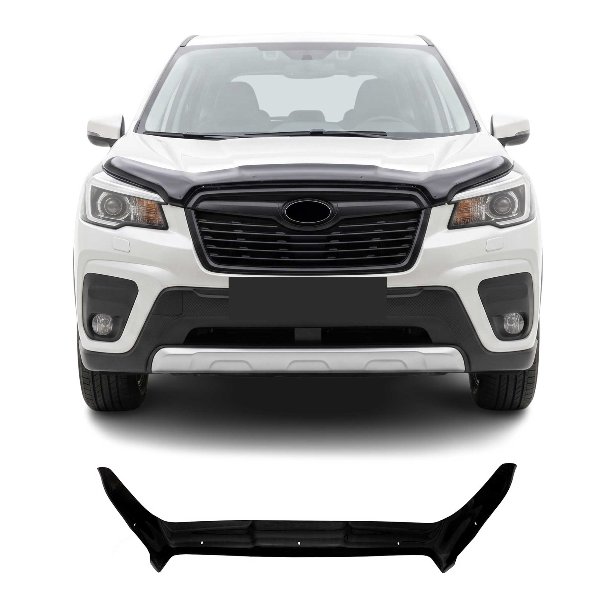 Deflector de Capó para Subaru Forester V 2018-2025 Oscuro Brillante Acrílico