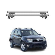 Menabo Barras de Techo Baca para Dacia Duster 2010-2013 Gris Aluminio 2Pza