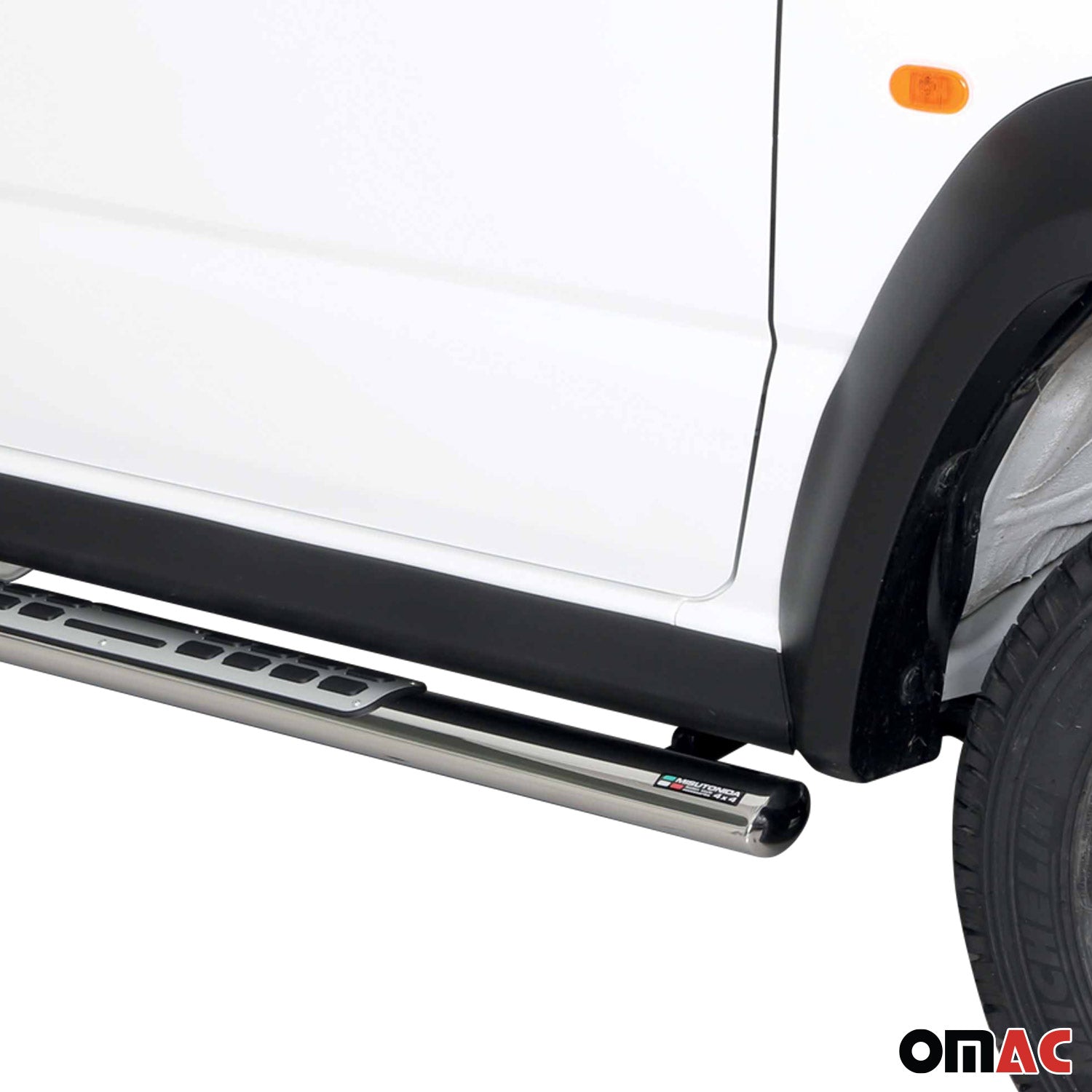 Par de Estribos Barras Laterales para Suzuki Jimny 2018-2025 Plata Acero 2x