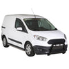 Bull Barra Frontal para Ford Transit Courier 2014-2017 Negro Brillante Acero