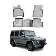 OMAC Alfombrillas De Coche para Mercedes G W463 2007-2018 Gris Goma TPE 4Pza