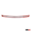 Acero Protector de Parachoques Trasero para Dacia Dokker 2012-2024 cepillado
