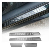 Placa del coche Umbral Edition para Audi A1 A2 A3 A4 A5 A6 Plata Acero 4x