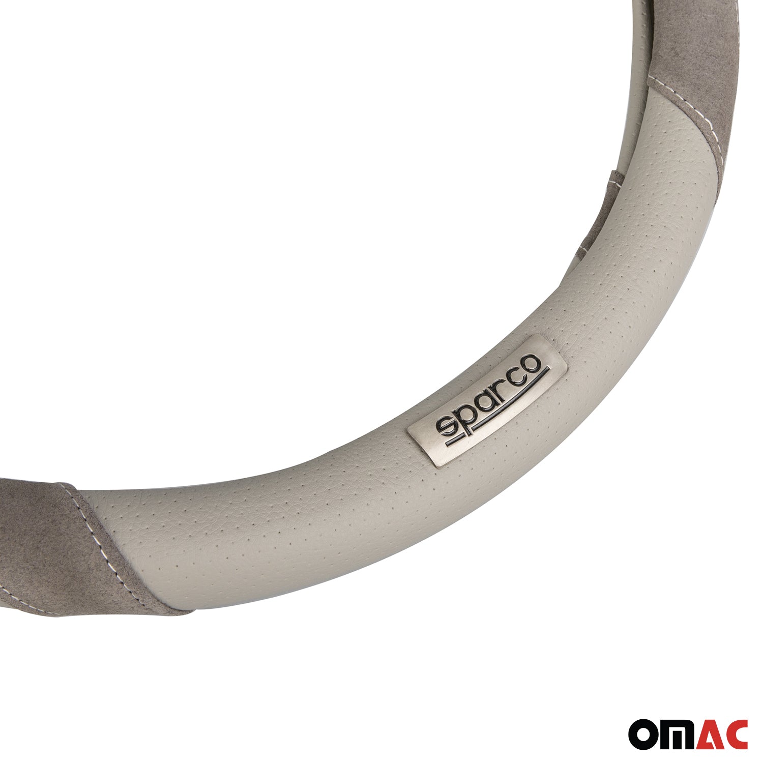 Sparco Cubierta de Vuero de Para Volante de Automóvil Universal Gris