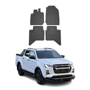 OMAC Alfombrillas De Coche para Isuzu D-Max 2020-2025 Negro Goma 4Pza