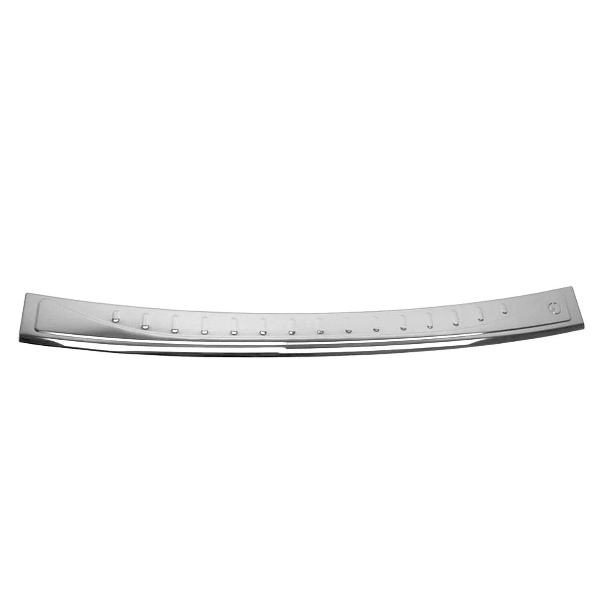 Protector de Parachoques Trasero para Fiat 500X 2014-2024 Plata Brillante Acero