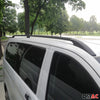 Rieles de Techo Coche para VW Caddy 2010-2020 L1 Kurz Negro Aluminio 2Pza