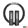 Sparco Cubierta de Para Volante de Automóvil Universal Negro Gris