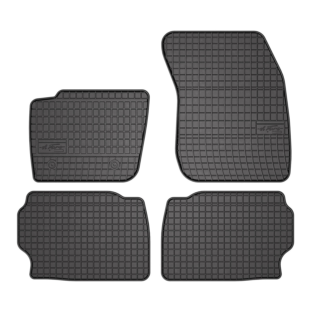 OMAC Alfombrillas De Coche para Ford Mondeo MKV 2015-2021 Negro Goma 4Pza