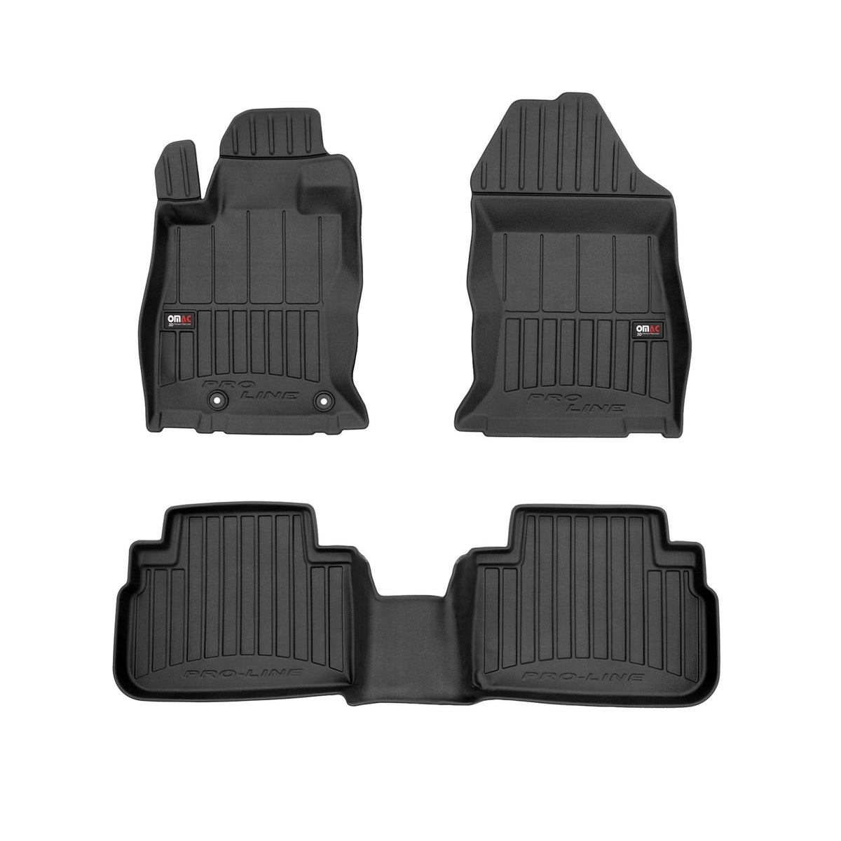 OMAC Premium Alfombrillas De Coche para Subaru Forester 2019-2024 TPE Goma 3x