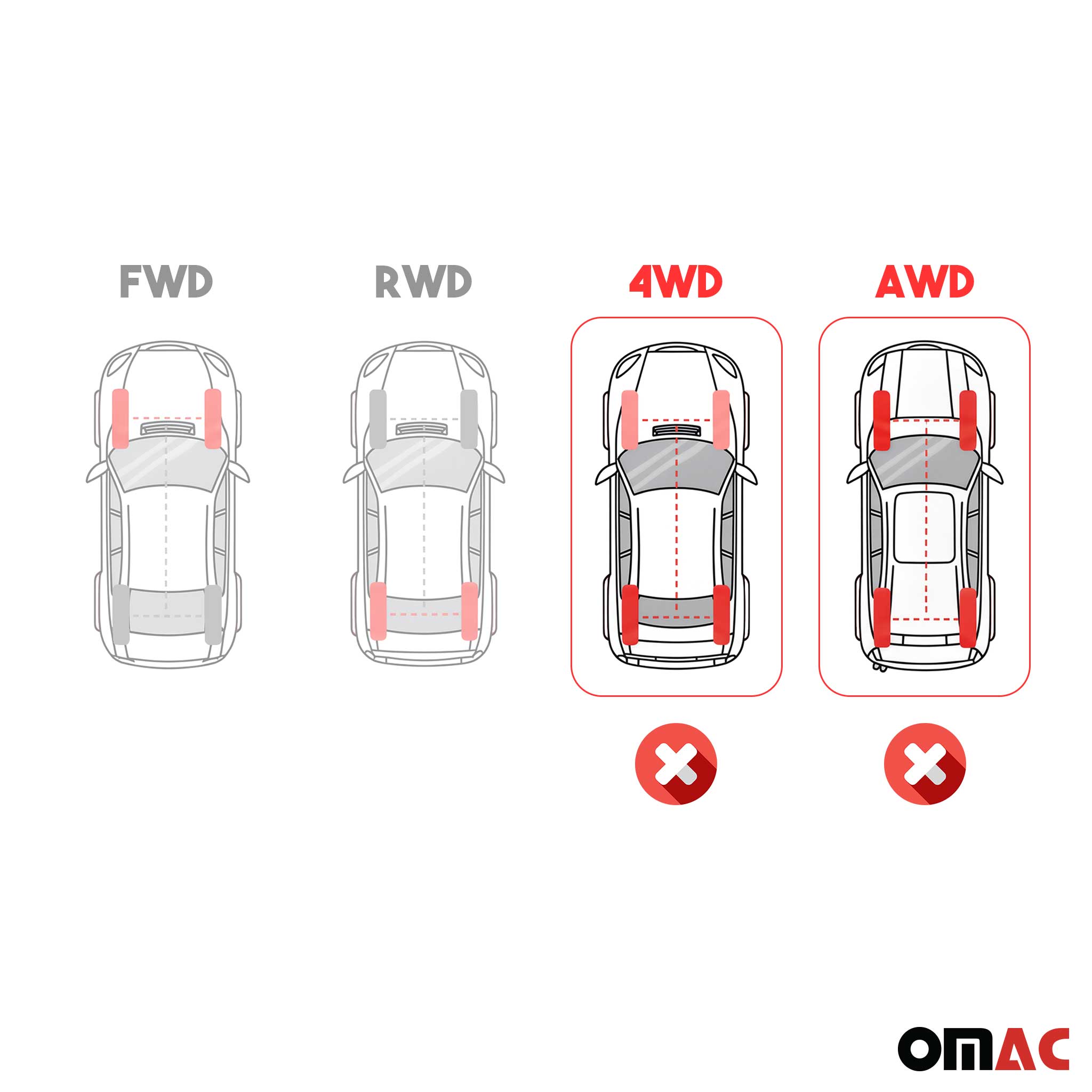 OMAC Premium Alfombrillas De Coche para Lexus IS 2006-2013 Negro TPE Goma 4Pza