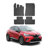 OMAC Alfombrillas De Coche para Renault Captur 2019-2025 Negro Goma 4Pza
