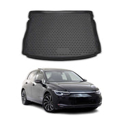 OMAC Bandeja Maletero Alfombrilla para VW Golf 2019-2022 Hatchback Negro TPE