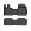 OMAC Premium Alfombrillas De Coche para BMW i3 2013-2023 Negro TPE Goma 2Pza