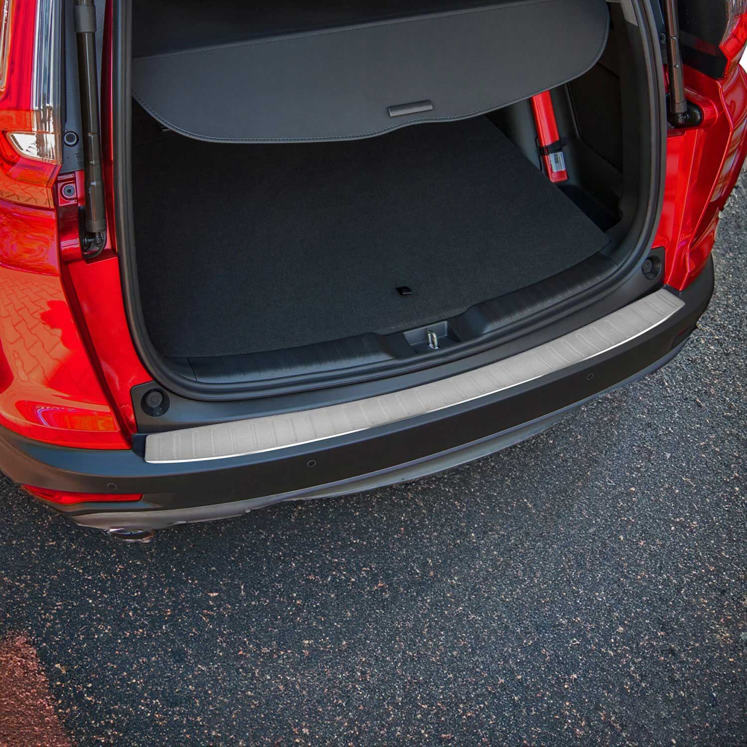 Protector de Parachoques Trasero para Honda CR-V 2017-2022 Acero cepillado