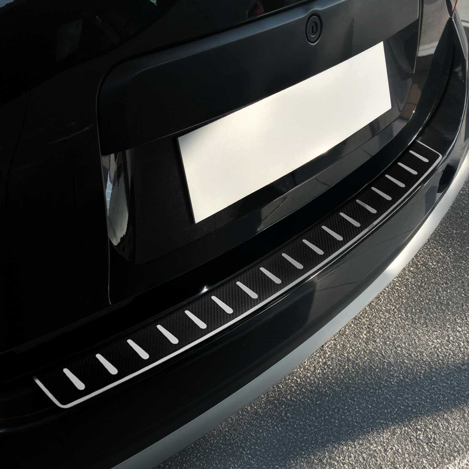 Protector Parachoques para Dacia Duster 2010-2017 Acabado Carbono Acero