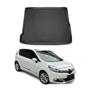 OMAC Bandeja Maletero Alfombrilla para Renault Scenic 2010-2016 Negro Goma TPE
