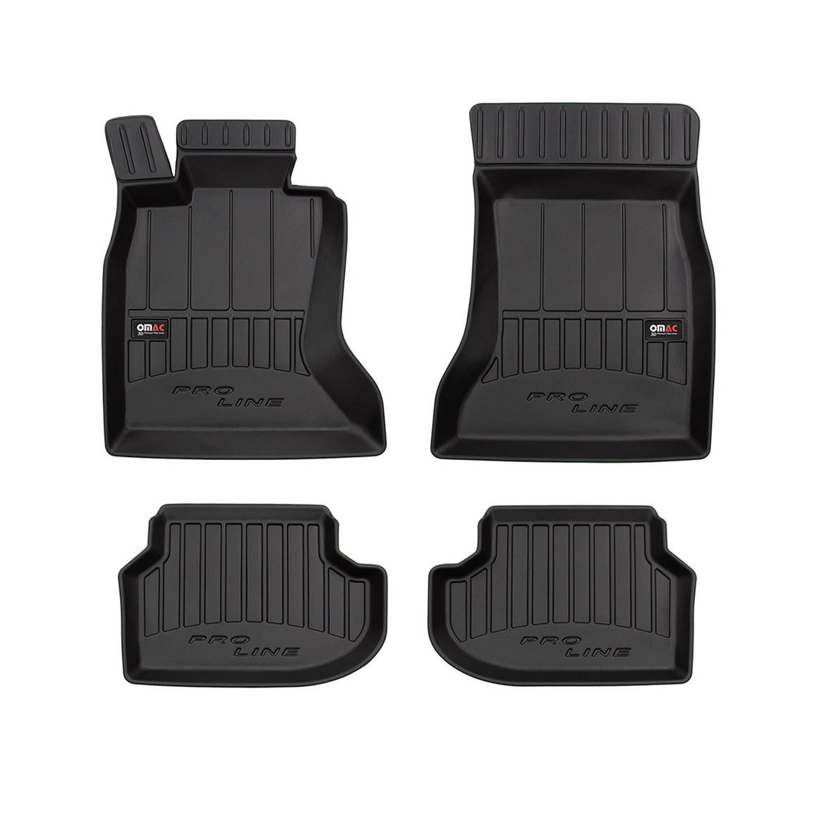 OMAC Premium Alfombrillas De Coche para BMW Serie 5 F10 F11 2013-2017 Goma 4x