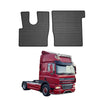 OMAC Alfombrillas De Coche para DAF CF 106 2012-2025 Negro Goma 2Pza