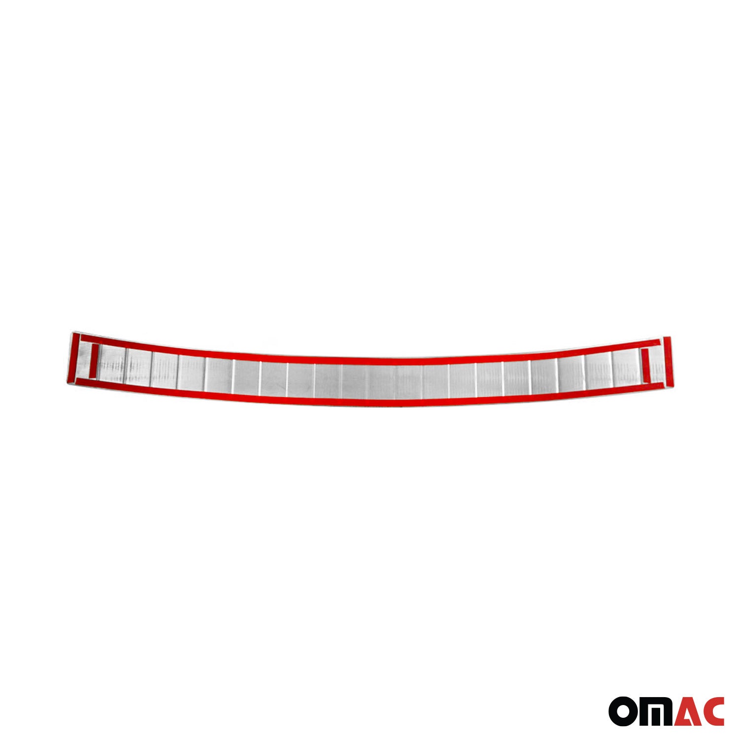 Protector Parachoques para BMW Serie 5 F10 Sédan 2010-2016 Plata Brillante Acero