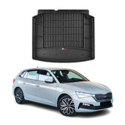 OMAC Premium Bandeja Maletero Alfombrilla para Skoda Scala 2019-2025 Negro TPE