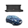 OMAC Premium Bandeja Maletero Alfombrilla para Toyota Yaris 2005-2011 Negro TPE