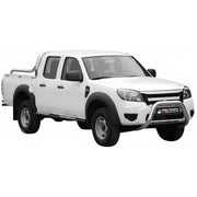 Estribos Barras Laterales para Ford Ranger Double Cab 2009-2011 Negro Acero
